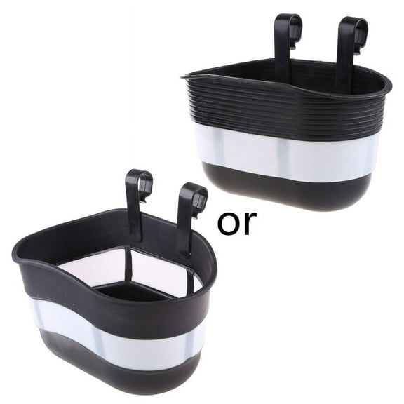 Bicycle Basket Plastic Baskets Quick Front Children Kids Bike Hanging Basket Front Handlebar Carrier, Easy to Install