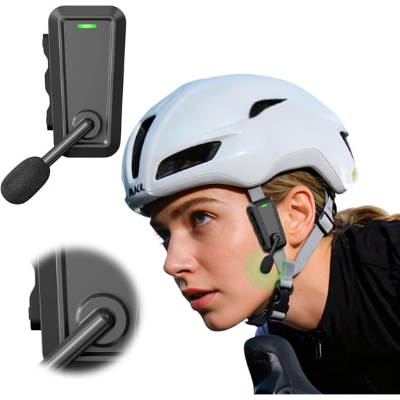 Bicycle to Bicycle Intercom | 520-Meter Bluetooth Motorcycle Headset | Wireless 6.0 BT Bike Communication System | IPX5 Waterproof Cycling Earphone | Noise Cancelling Rotatable Mic 10H Playtime