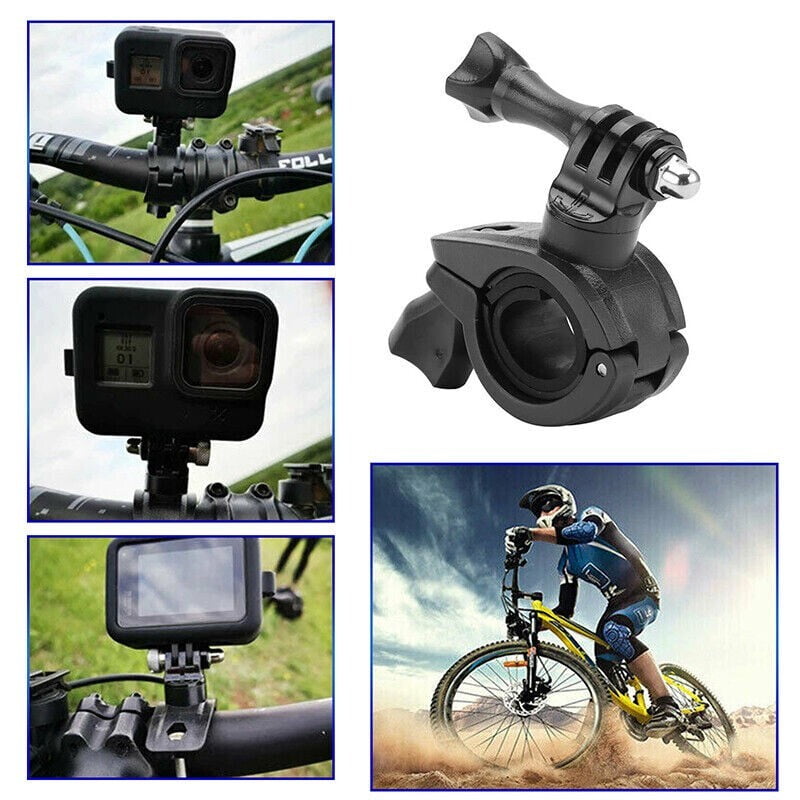2-Piece Bike Motorcycle Handlebar Mount Holder - Universal For Garmin GPS & Outdoor Devices, Includes Cable Ties