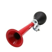 Unique Bargains 1pc Red Bicycle Bike Air Horn Bell Bugle Squeeze Rubber Bulb Trumpet Bell 8x2.3