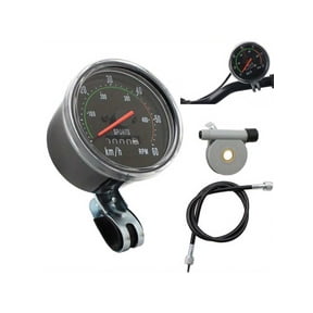Bicycle Bike Speedometer Analog Mechanical Odometer With Hardware