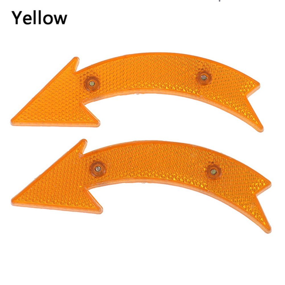 Bicycle Bike Spokes Reflective Sheet Cycling Reflector Arrow Reflective