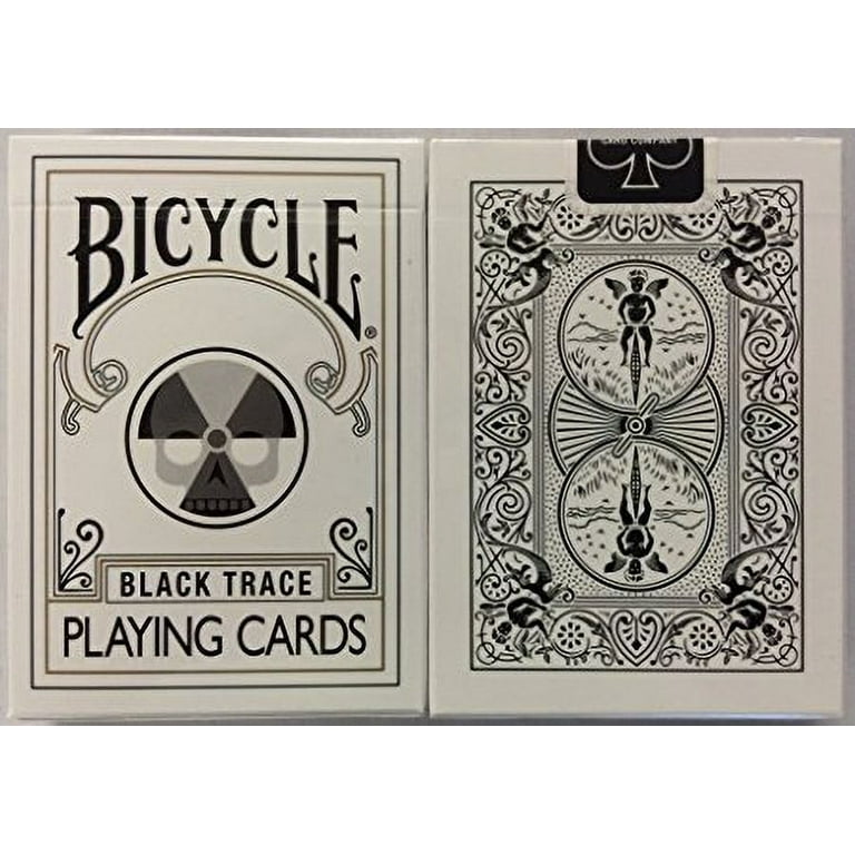 Bicycle Black Trace Playing Cards Nuclear Bad Apple Design
