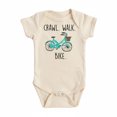 thumbnail image 1 of Bicycle Blue Newborn Baby Bodysuit, 1 of 6