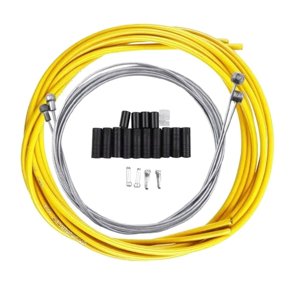 Bicycle Brake Cable Set Bicycle Derailleur Cable Housing Road Bike Shift for Enhanced Cycling Safety and Style