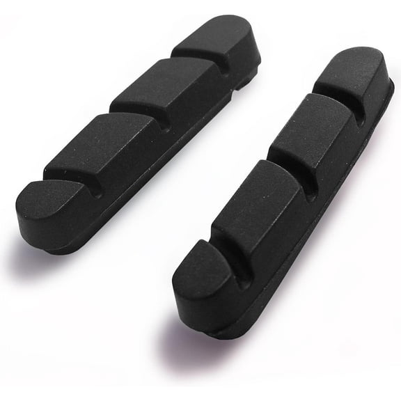 Bicycle Brake Pad Inserts for Shimano Sram Compatible Bicycle Brake Pads (Pair) Black