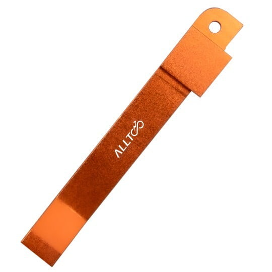 Bicycle Brake Piston Reset Tool For Hydraulic Disc Calipers, Aluminum Alloy Pusher For Dual-Piston For Road For MTB , Compact Orange 143X24x7mm