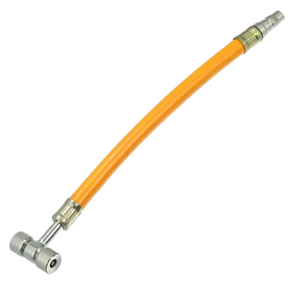 Bicycle Car Double Head Flexible Hose Tyre Tire Air Pump Chuck