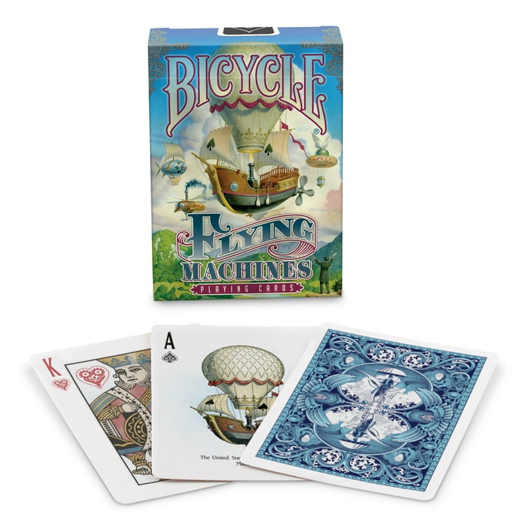 Bicycle Cards Bicycle Flying Machine Grn Palying Crd - Walmart.com
