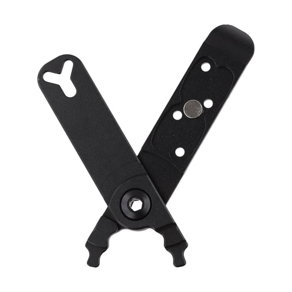 Bicycle Chain Link Pliers for Quick Link Disassembly and Installation, Aluminum Alloy CNC Repair Tool with Non-Slip Grip for Bike Chain Repair, Black