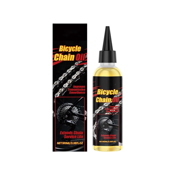 Bicycle Chain Lubricant, Long-lasting Oil for Friction Reduction & Wear Protection, Ultimate Performance for All Cycling Conditions, 100ml Bike Chain Agent