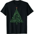 thumbnail image 1 of Bicycle Christmas Tree for Cyclists, Road Bikes, Triathlon T-Shirt, 1 of 4