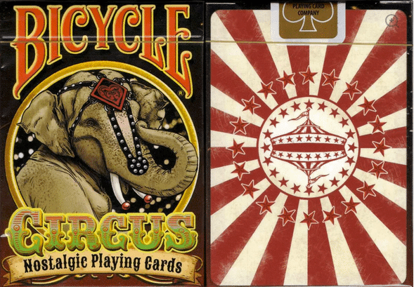 Bicycle Circus Nostalgic (Gilded) Playing Cards by USPCC