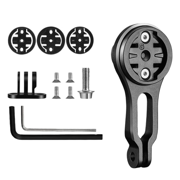 Bicycle Computer Mount Aluminum Alloy Extension Bracket For GPS Speedometer Light Stand Integrated Handlebar System Bicycle Computer Mount Compatible Cycling Accessories