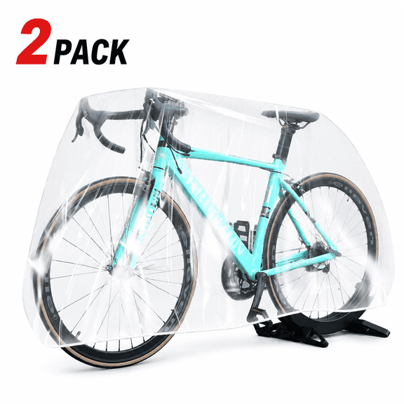 Bicycle Cover, Transparent Bike Rain Cover, E-bike Protective Case, Waterproof Dust-proof UV for Mountain, Road, Outdoor, & More