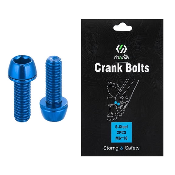 Bicycle Crank Bolts M6*18mm Crankset Fixing Bolts MTB Road Bike Crank Screws
