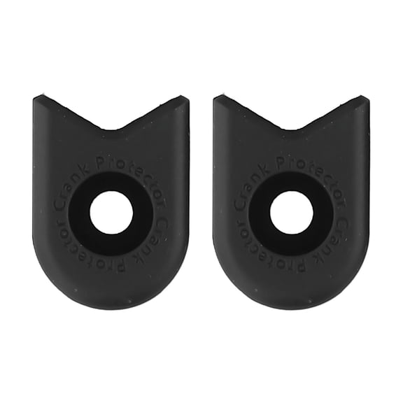 Bicycle Crankarm Protector Silicon Cover Cap For Mountain Bike Crankset - Cycling Component (2/4 Pack Black/Red/Blue) 2Pcs Black