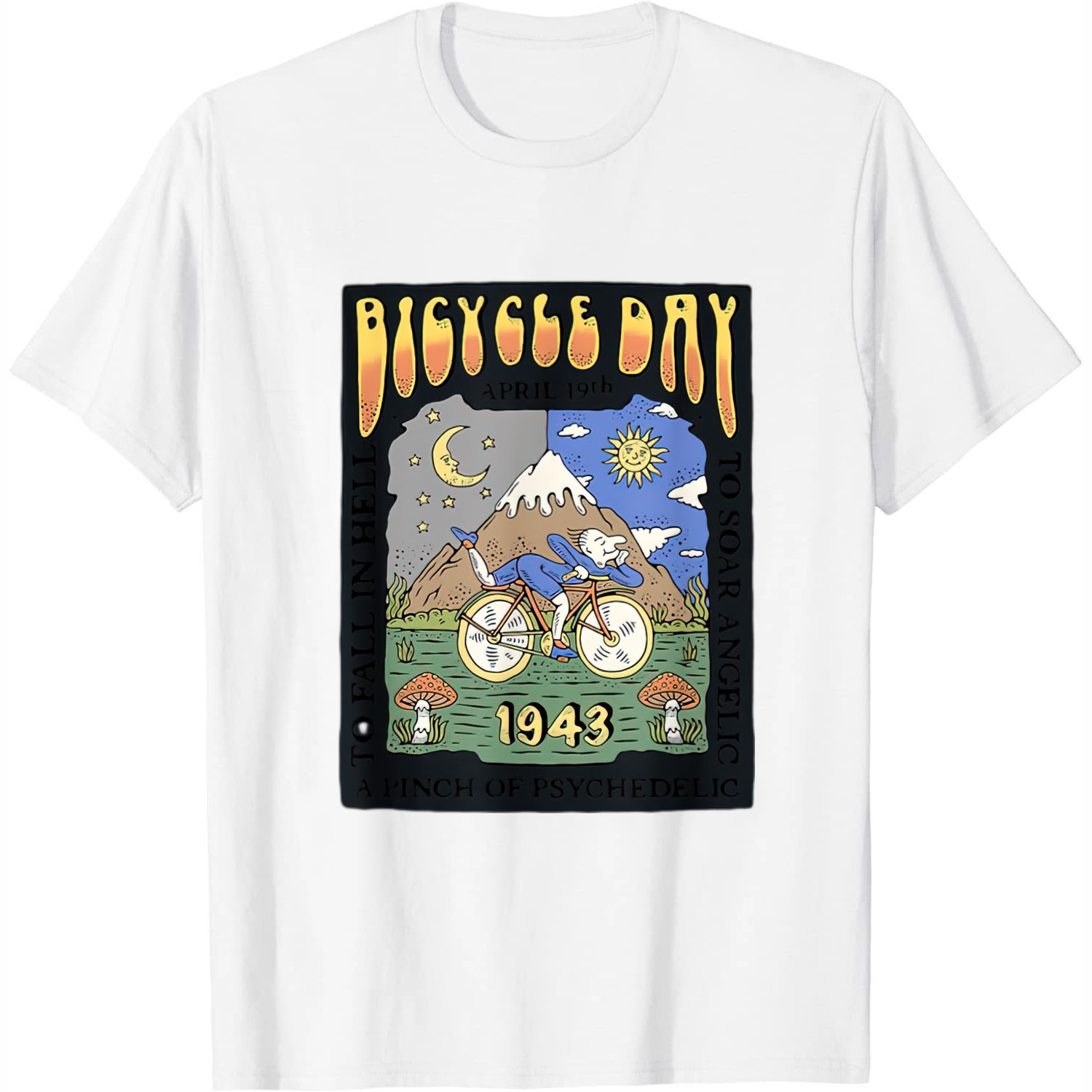 Bicycle Day Albert Hofman LSD Psychedelic experiment Womens TShirt