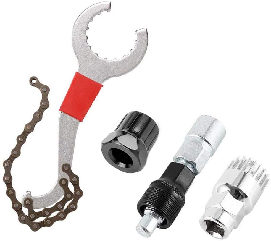 Bicycle Derailleur Cassette Removal Tool Kit Multifunction Repair Kit