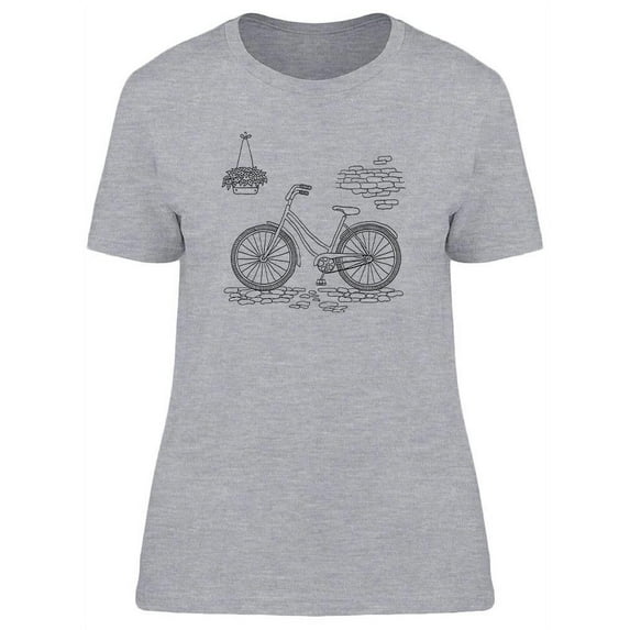 Bicycle Design T-Shirt Women -Image by Shutterstock, Female XX-Large