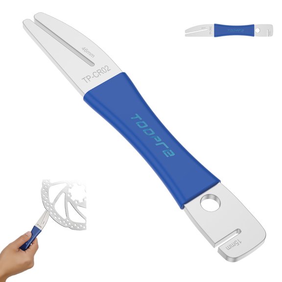 Bicycle Disc Brake Rotor Truing Tool Bike Repair Tool Bike Disc Rotor Truing Fork Wrench Brake Alignment for MTB Mountain and Road Bicycle