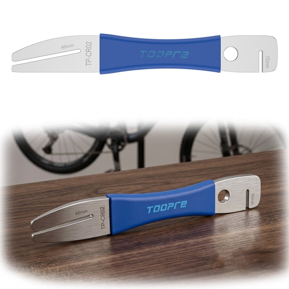 Bicycle Disc Brake Rotor Truing Tool Bike Repair Tool Bike Disc Rotor Truing Fork Wrench Brake Alignment for MTB Mountain and Road Bicycle
