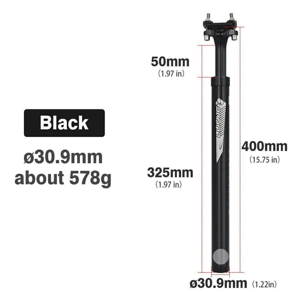 Bicycle Dropper Seatpost Aluminum Damping Suspension Seat Post Bike Seat Tube