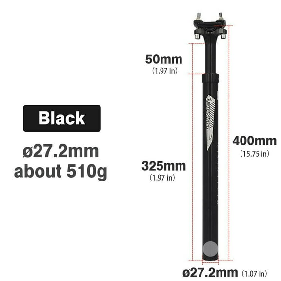 Bicycle Dropper Seatpost Aluminum Damping Suspension Seat Post Bike Seat Tube