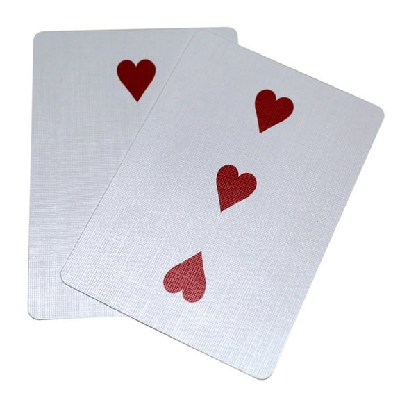 Bicycle Euchre Counter Cards by 2's and 3's Spades and Hearts (Red)