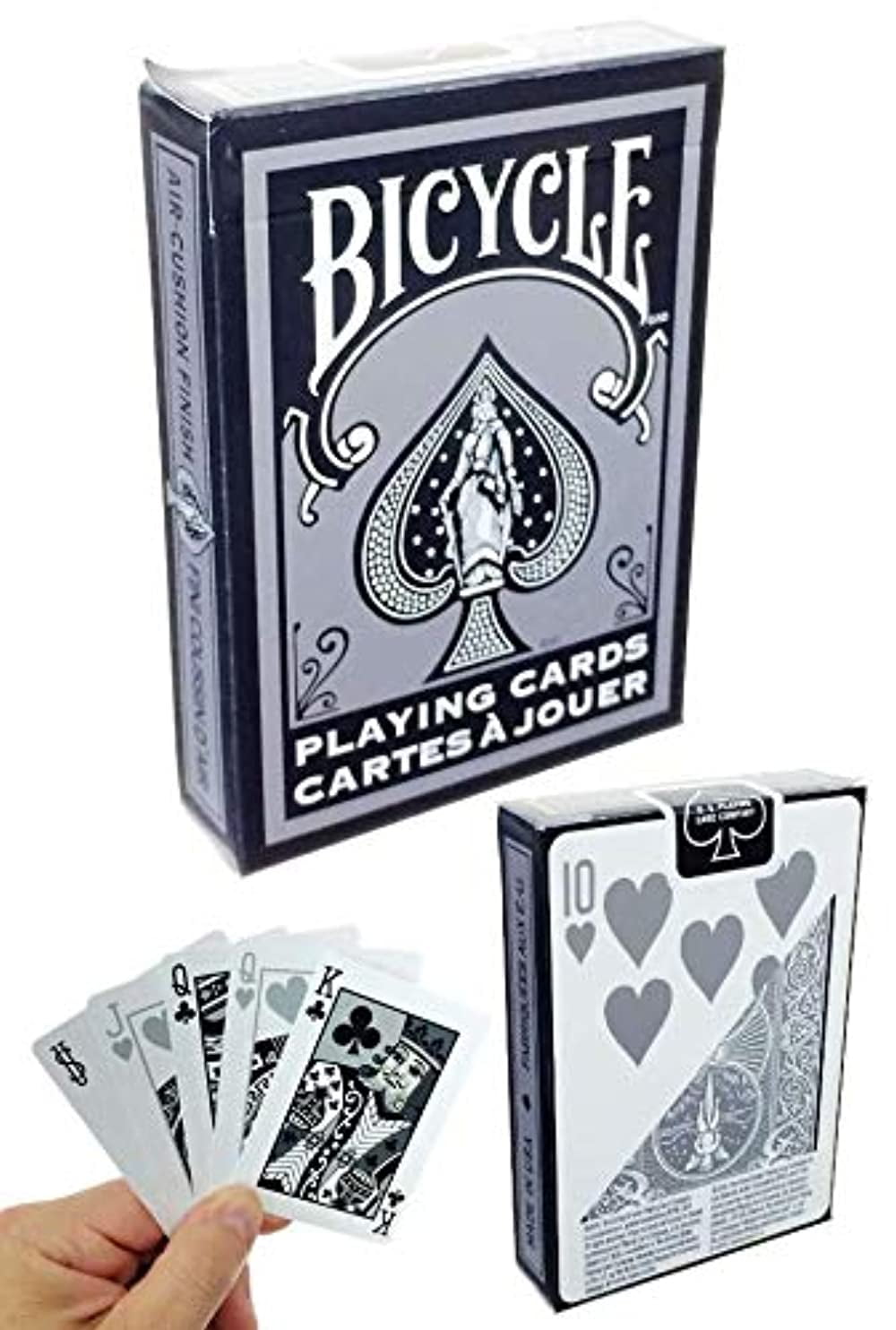 Bicycle Silver Playing Cards - Standard Size Deck - Walmart.com