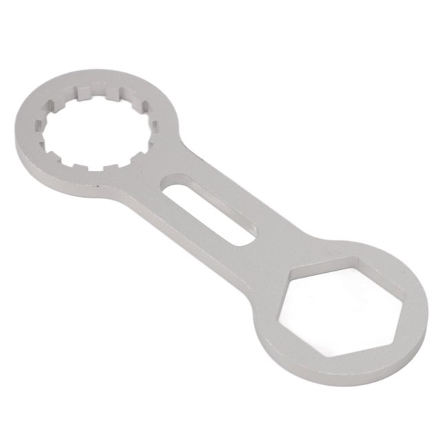 Bicycle Front Fork Wrench Silver Lightweight Rugged Rustproof Mountain