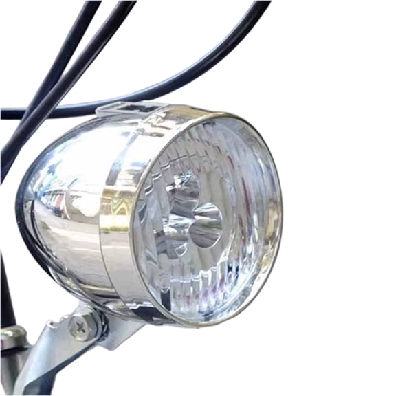 Bicycle Front Light, Cycling Gear - Rechargeable USB LED Bike Headlight with Easy Mount Clamp, Durable Metal Shell, Long-Lasting Battery for Bright Night Riding - Cyclists, Commuters, Road Bikers, Mo