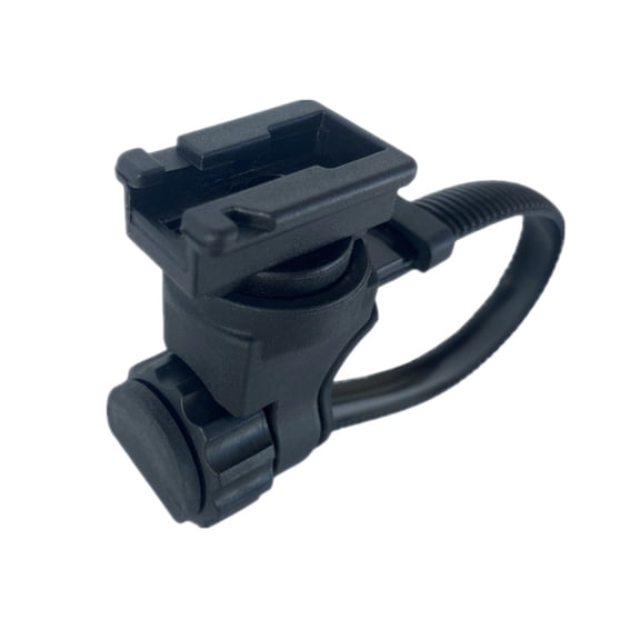 Bicycle Front Light Mounting Bracket 22-32mm Adjustable ABS Holder for Cateye and Other Bike Lights, Quick Tool-Free Handlebar Installation for Cycling