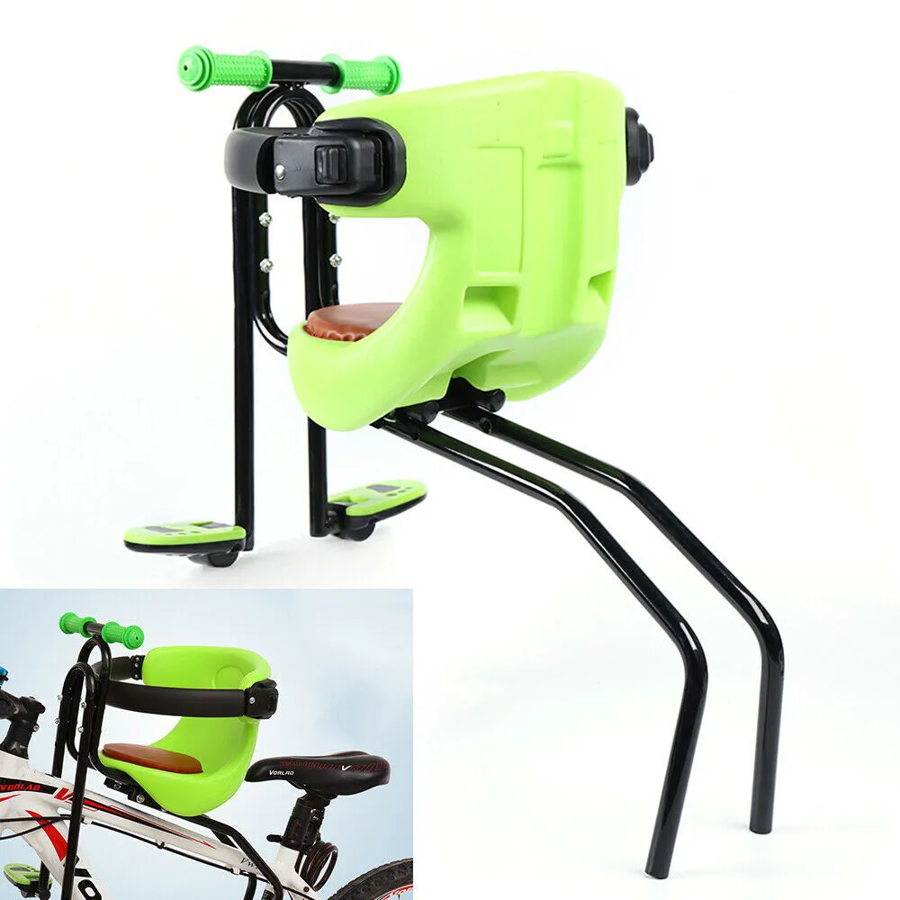 Unbraded Portable Front Mounted Baby Seat, Green