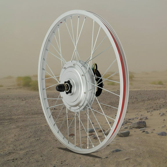 Bicycle Front Wheel Conversion Kit 24" Electric Bike Wheel Kit w/ 36V Hub Motor