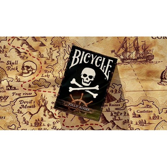 Bicycle Gilded Jolly Roger (Pirate Flag) Playing Cards by USPCC