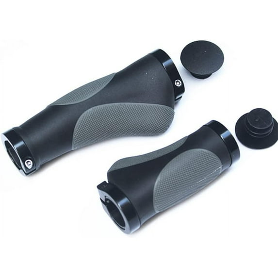 Bicycle Handle 130MM 95MM Length Grip Ergonomic Design TPR Rubber Mountain Bike Shift Cover Bicycle Parts Bicycle Handlebar Grips