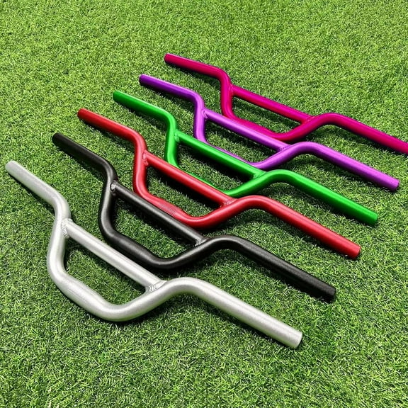 Bicycle Handlebar Alloy Bike Swallow Handlebar Handle Bar 520Mm*22.2Mm For Kids Bike Cycling Replace Accessories Red Fangkenuo