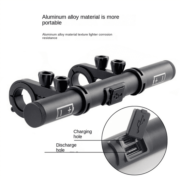 Bicycle Handlebar Extension Rack, Extension Rack, Headlight Flashlight Holder, Can Be Used As A Power Bank