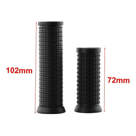 Bicycle Handlebar Grips, TPR Rubber 22.2mm Bars for Twisting Shifters, Comfortable Grip, Non-Slip Design, Easy Installation