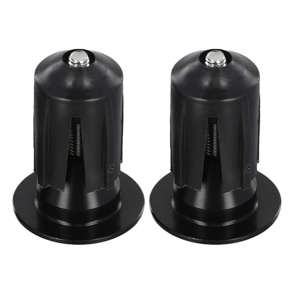 Bicycle Handlebar Plug Expansion Mtb- Lock On Grips Mountain Bike Aluminum Alloy Handlebar End Cap Cuff For Handle Cover Part Black