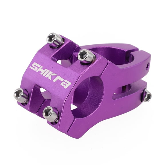 Bicycle Handlebar Stem, Lightweight Aluminum Construction for Enhanced Performance (purple)