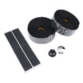 thumbnail image 1 of Bicycle Handlebar Tape Eva Road Bike Shock Handle Bar Tape Straps Sawdust Grain Black, 1 of 7