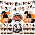 thumbnail image 1 of Bicycle Happy Birthday Party Banner and Cake Topper Bicycle Bike Sport Charms Bicycle Balloons Party Decorations Supplies for Baby Boy Girl, 1 of 2