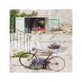 thumbnail image 1 of Bicycle Head Scarf, Bike Flower Countryside, Head Wrap, 3 Sizes, by Ambesonne, 1 of 2