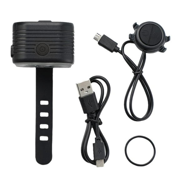 Bicycle Headlight Bell 2 in1 Waterproof USB Rechargeable with Light HOTS S2T9