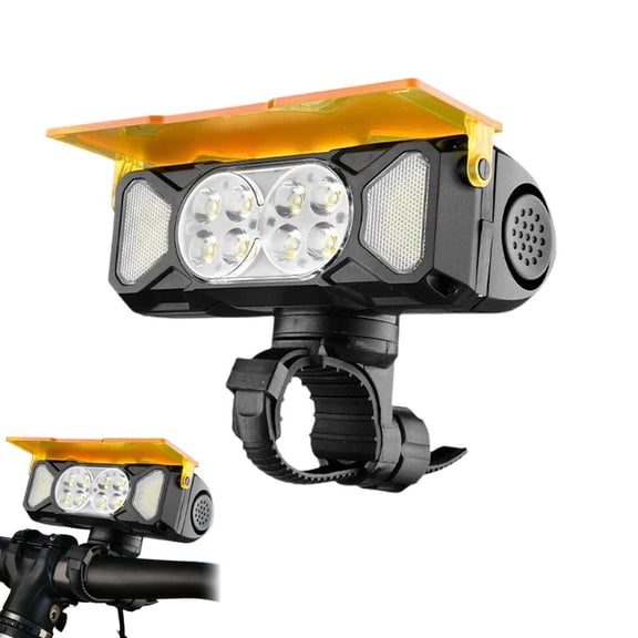 Bicycle Headlight with 3000mAh Rechargeable Battery, Aluminum Alloy Casing, Multiple Light Modes