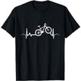 thumbnail image 1 of Bicycle Heartbeat MTB Cycling Mountain Bike Cyclist Gift T-Shirt, 1 of 5