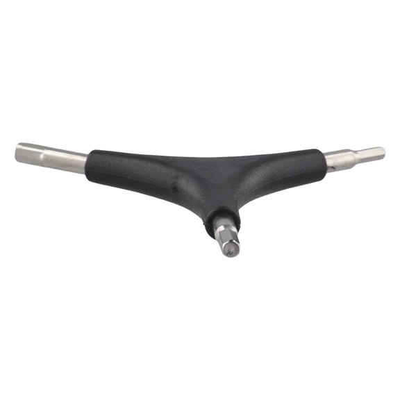 Bicycle Hex Wrench Spanner Set for Cycling and Repair, Ergonomic Handle Tool Kit for 4/5/6MM Sizes for MTB Road Bikes, Black Multi-Tool
