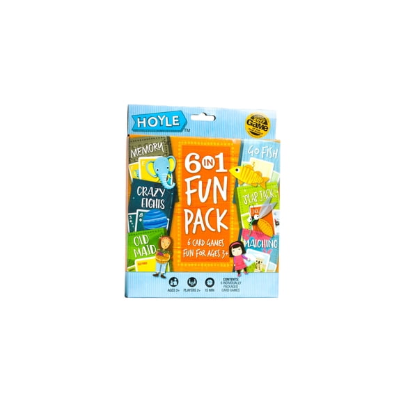 Bicycle® Hoyle 6 in 1 Fun Pack (Pack of 18)